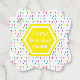 Etiquetas Para Lembrancinhas Aniversário de 3 anos do arco-íris