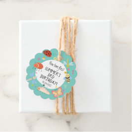 Etiquetas Para Lembrancinhas Aniversário de criança de Insetos coxos coloridos