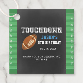 Etiquetas Para Lembrancinhas Aniversário de Futebol do Super Bowl Boy Touch Dow