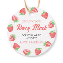 Aniversário De Morango Obrigado Berry Muito