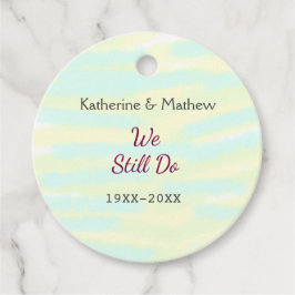 Etiquetas Para Lembrancinhas Aniversário de renovação de Vow do greenpastel ama