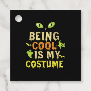 Etiquetas Para Lembrancinhas Aniversário do Meu Traje de Halloween Sendo Legal