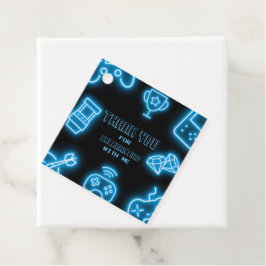 Etiquetas Para Lembrancinhas Aniversário do Neon Any Year videos games