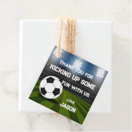 Etiquetas Para Lembrancinhas Aniversário do Tema Esportivo do Estádio Azul Verd