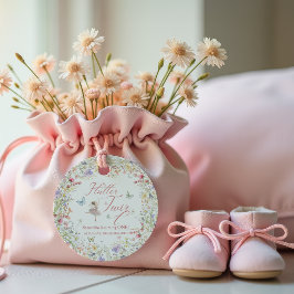 Etiquetas Para Lembrancinhas Aniversário Flutter e Twirl Asas Mágicas Um Ano
