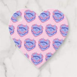 Etiquetas Para Lembrancinhas Aquarius Zodiac Coquette Heart Cake
