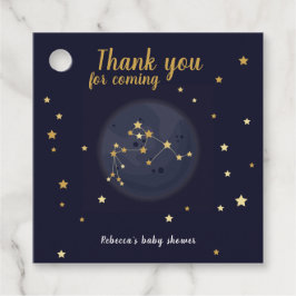 Etiquetas Para Lembrancinhas Aquarius zodiac Obrigado chá de fraldas