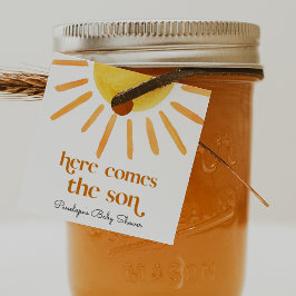 Etiquetas Para Lembrancinhas Aqui vem o Chá de fraldas do Filho Menino