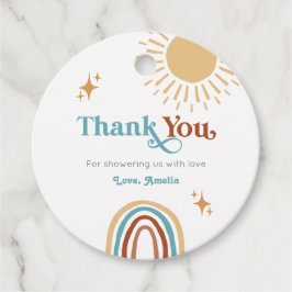 Etiquetas Para Lembrancinhas Aqui vem o Chá de fraldas Son Retro Boho Boy