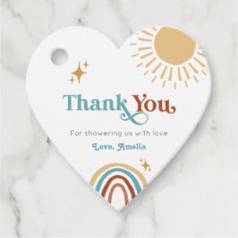 Etiquetas Para Lembrancinhas Aqui vem o Chá de fraldas Son Retro Boho Boy