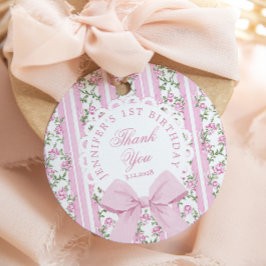 Etiquetas Para Lembrancinhas Arco de Coquetes Floral do Love Shack Um Aniversár