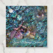 Arco-íris Iridescente Concha de Abalone Festa na P