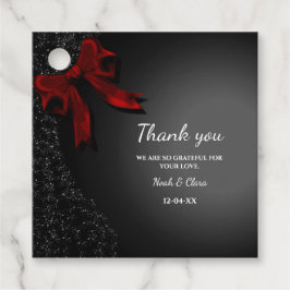 Etiquetas Para Lembrancinhas Arco Vermelho Negro Mínimo Clássico Elegante