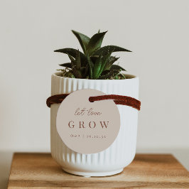 Etiquetas Para Lembrancinhas Areia e ferrugem | Deixar o Amor Cultivar Planta o