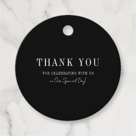 Etiquetas Para Lembrancinhas Arte de Linha Floral Rústico Preto Casamento Elega