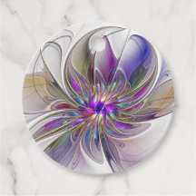 Arte Floral Abstrata Colorida e Energética Persona