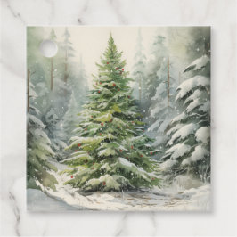 Etiquetas Para Lembrancinhas Árvore de Natal russa