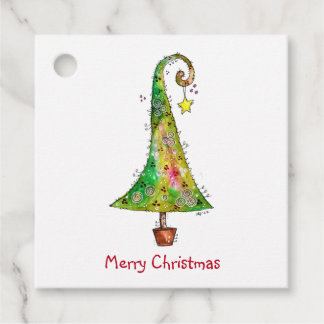 Etiquetas Para Lembrancinhas Árvore de Natal Whimsic