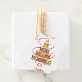 Etiquetas Para Lembrancinhas Árvore Natal de Tags para Presentes Favorecem Etiq