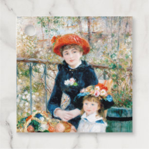 Etiquetas Para Lembrancinhas As Duas Irmãs, No Terrace Auguste Renoir