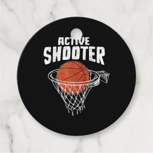 Etiquetas Para Lembrancinhas Atirador Ativo Amantes de Basquetebol Homens Mulhe