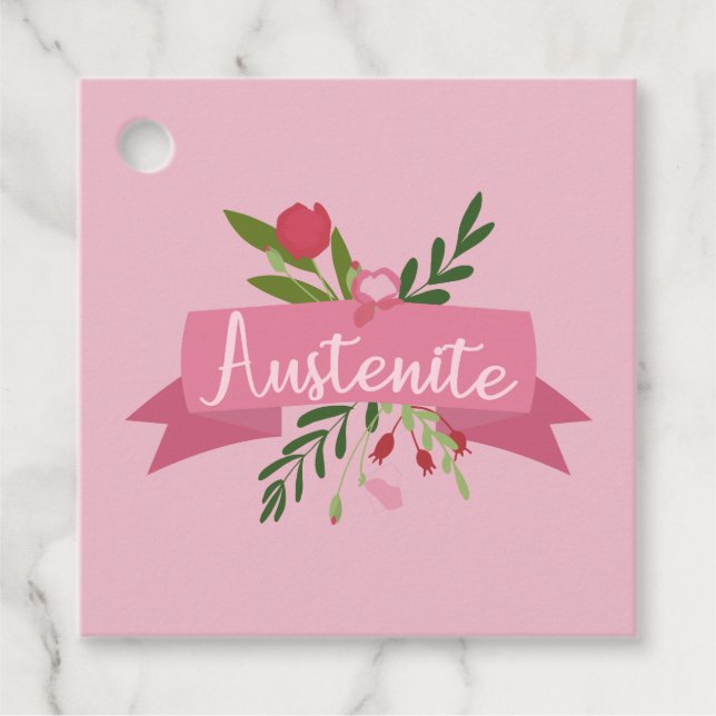 Etiquetas Para Lembrancinhas Austenite II (Frente)