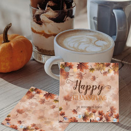 Etiquetas Para Lembrancinhas Autumn Fall Brown Sai Feliz Ação de Graças