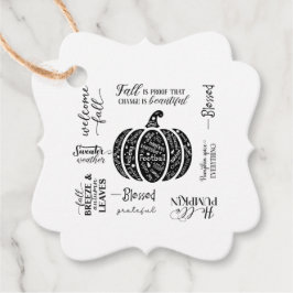 Etiquetas Para Lembrancinhas Autumn Vibes Gift Tags & Gift Enclosure