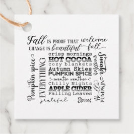 Etiquetas Para Lembrancinhas Autumn Vibes Gift Tags & Gift Enclosures