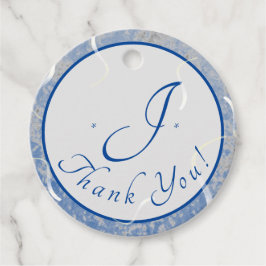 Etiquetas Para Lembrancinhas Azul e Cinzas, sangues, monogramas