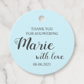 Etiquetas Para Lembrancinhas Baby Boy Obrigado Por Tocar Chá de fraldas