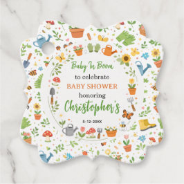 Etiquetas Para Lembrancinhas Baby in Bloom Garden Baby Shower | Cute Floral 