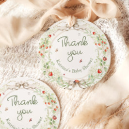 Etiquetas Para Lembrancinhas Baby in Bloom Wildflower Baby Shower Thank You