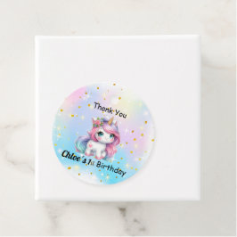 Etiquetas Para Lembrancinhas Baby Unicorn Birthday Tags