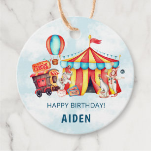 Etiquetas Para Lembrancinhas Bairro Azul Grande do Circo do Carnaval