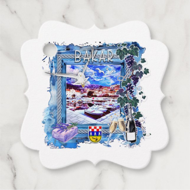 Etiquetas Para Lembrancinhas Bakar (Frente)