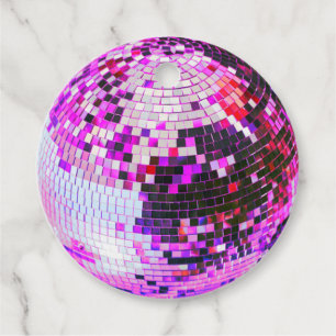 Etiquetas Para Lembrancinhas Balança de discoteca retrorativa brilha no anivers