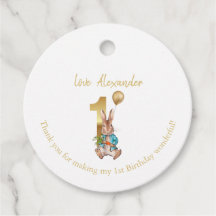 Balão ouro de Peter primeiro aniversario de Nome P