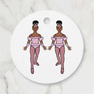 Etiquetas Para Lembrancinhas Ballerina Circle Favorecer Marcas #1