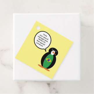 Etiquetas Para Lembrancinhas Bandeira Brasileira Ms Penguin Personalizada Falan