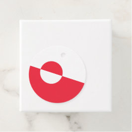 Etiquetas Para Lembrancinhas Bandeira da Gronelândia