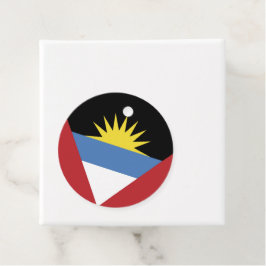 Etiquetas Para Lembrancinhas Bandeira de Antígua e Barbuda