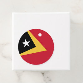 Etiquetas Para Lembrancinhas bandeira de Timor Leste
