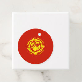 Etiquetas Para Lembrancinhas Bandeira do Quirguistão