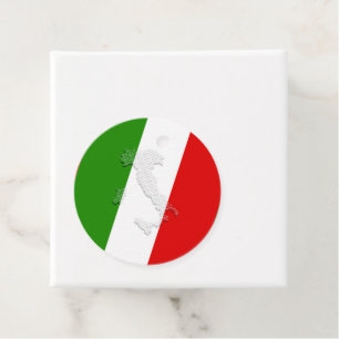Etiquetas Para Lembrancinhas Bandeira italiana