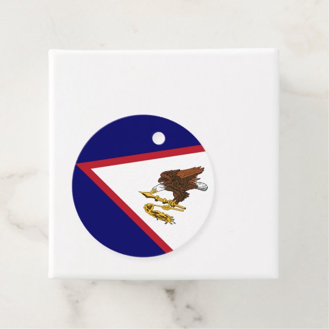 Etiquetas Para Lembrancinhas bandeira Samoa Americana (In Situ)