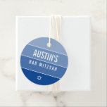 Etiquetas Para Lembrancinhas BAR MITZVAH bloco moderno negrito bloco royal blue<br><div class="desc">pelo kat massard >> https://linktr.ee/simplysweetpaperie <<< Uma etiqueta personalizada simples é perfeita para as etiquetas favoritas do seu evento especial.</div>