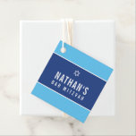 Etiquetas Para Lembrancinhas BAR MITZVAH simples, azul real, estrela simples<br><div class="desc">pelo kat massard >> https://linktr.ee/simplysweetpaperie <<< Uma etiqueta personalizada simples é perfeita para as etiquetas favoritas do seu evento especial.</div>