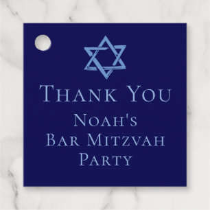 Etiquetas Para Lembrancinhas Bar Real Mitzvah Star do Partido David