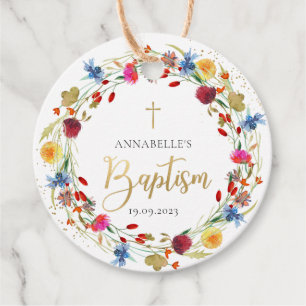 Etiquetas Para Lembrancinhas Batismo De Primavera Floral Obrigado